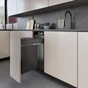 Qubika 30cm Single Waste Bin