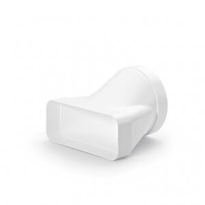 Naber AFC4043006 end piece round to rectangular adaptor