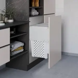 Qubika 60cm Double Laundry Basket