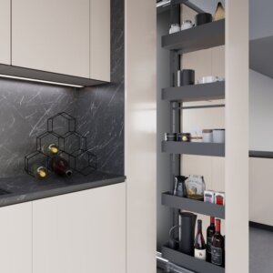 Inoxa Tall Pull Out Larder Unit - HYPER